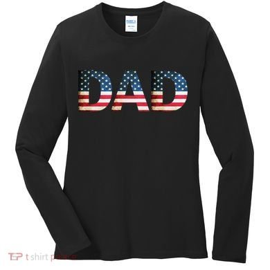 American USA Dad Women's Long Sleeve Shirt