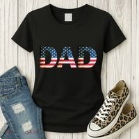 American USA Dad Women's T-Shirt thumb 3