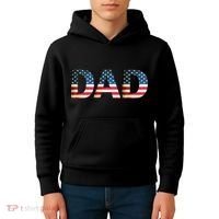 American USA Dad Kids Hoodie thumb 4