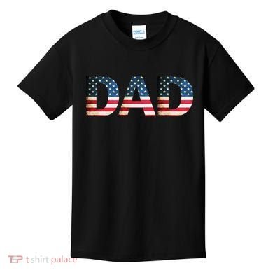 American USA Dad Kids T-Shirt