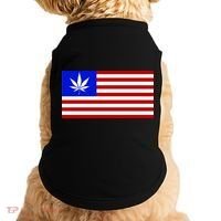 American USA Weed Flag Doggie Tank thumb 0