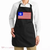 American USA Weed Flag Apron thumb 2