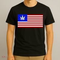 American USA Weed Flag T-Shirt thumb 3