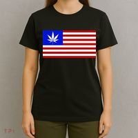 American USA Weed Flag T-Shirt thumb 4