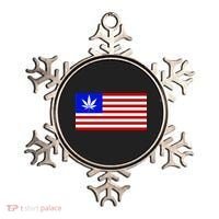 American USA Weed Flag Ornament thumb 0