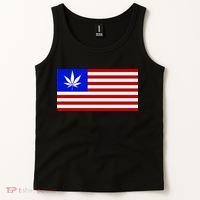 American USA Weed Flag Tank Top thumb 2