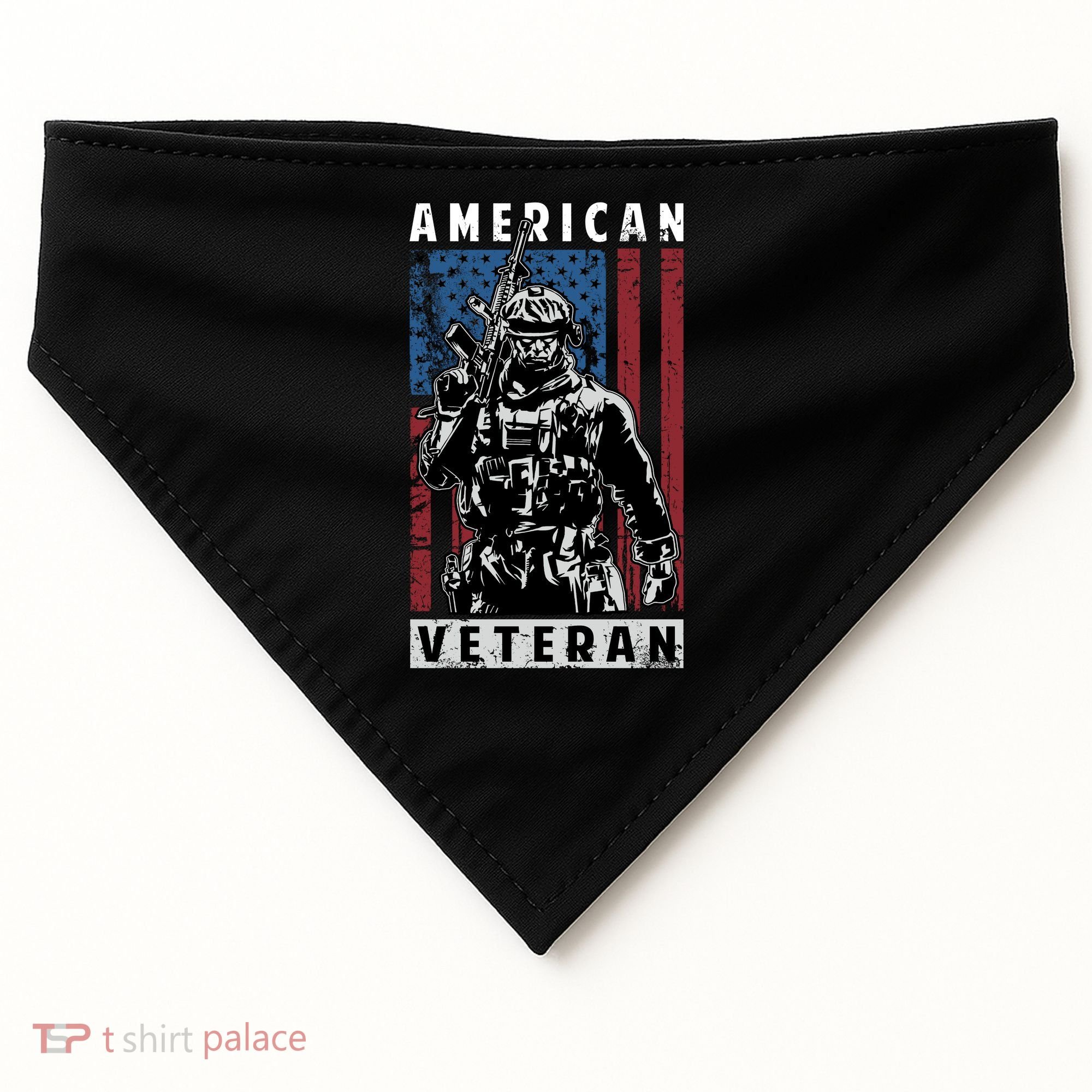 American Veteran USA-Made Doggie Bandana