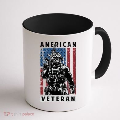 American Veteran Coffee Mug back