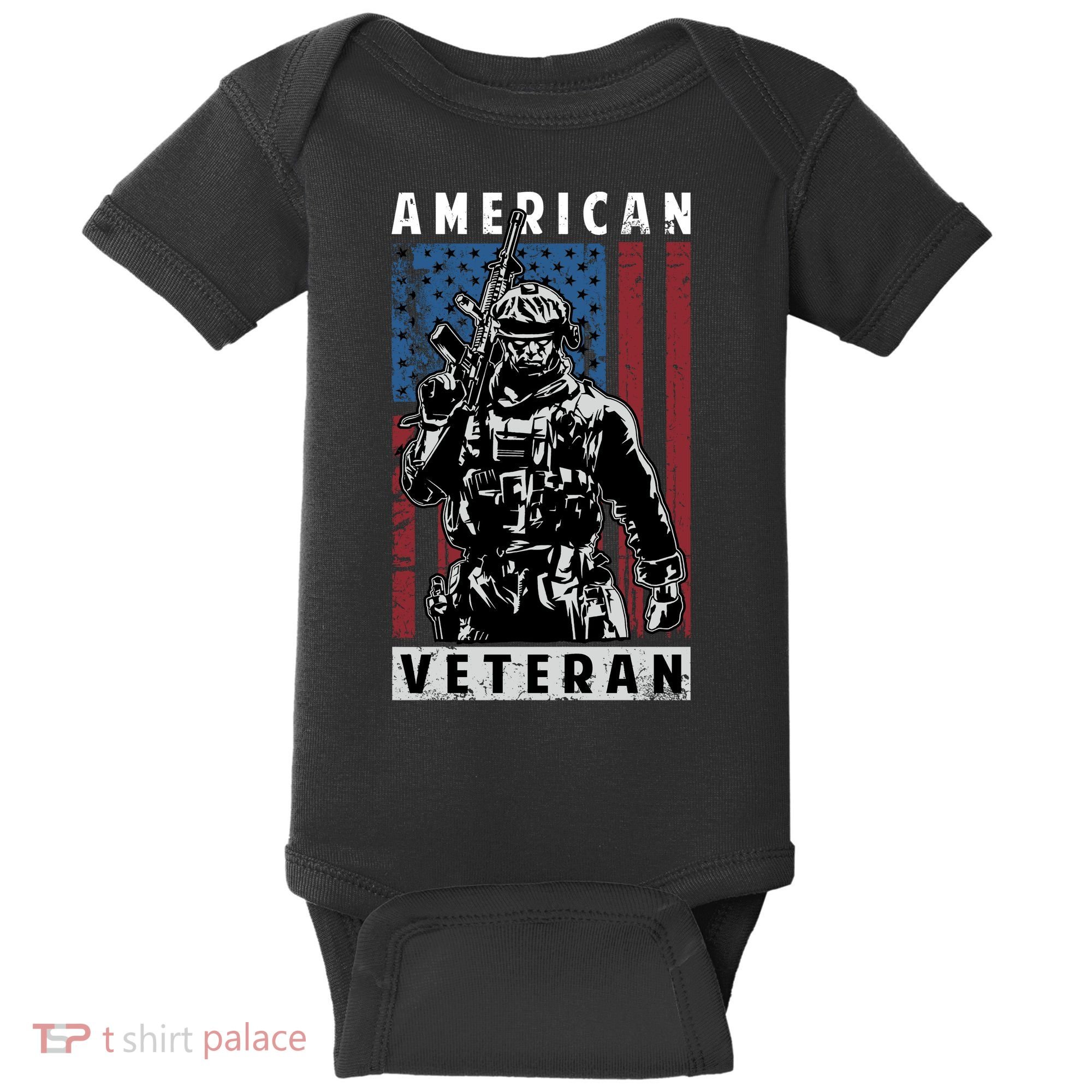 American Veteran Baby Bodysuit