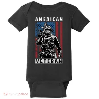 American Veteran Baby Bodysuit