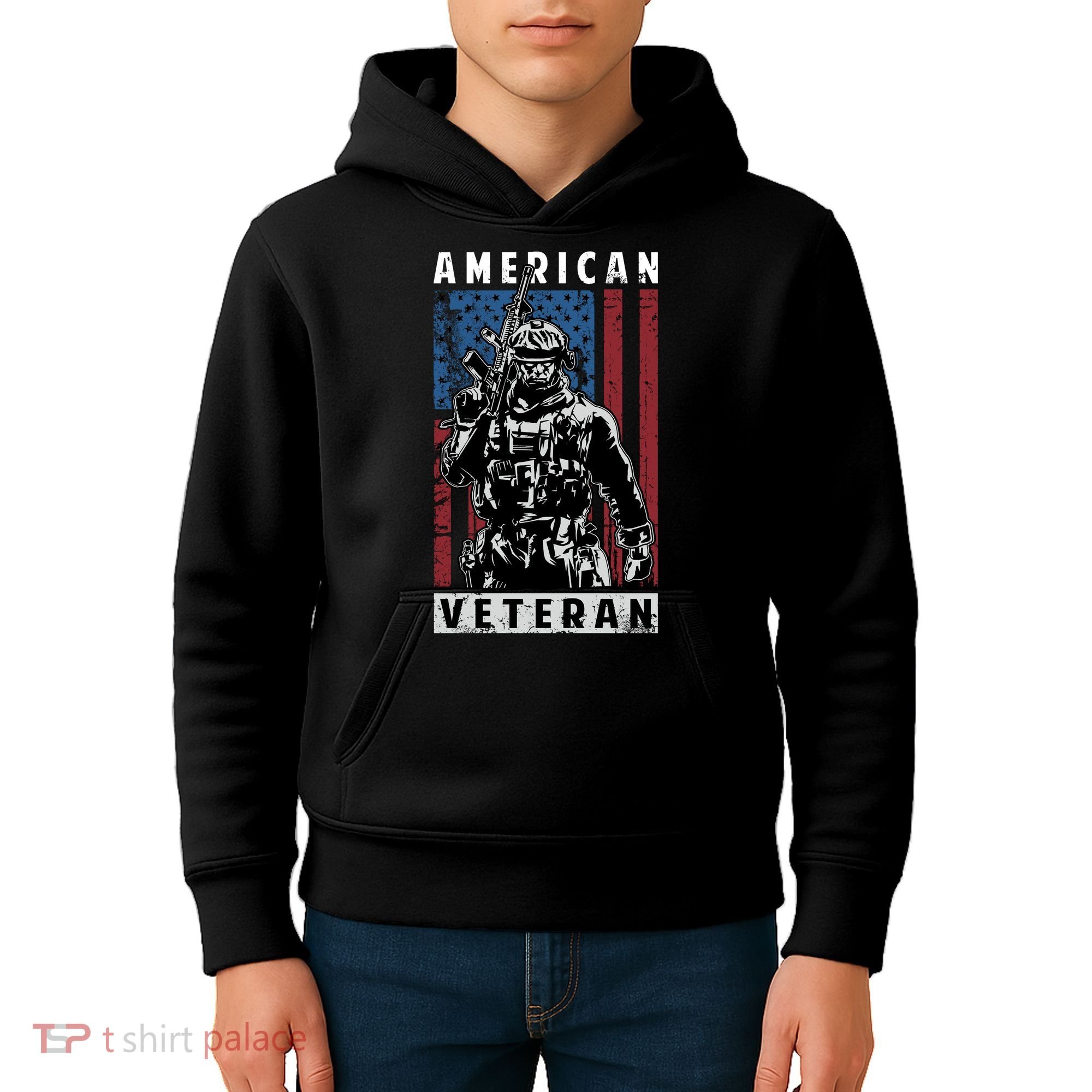 American Veteran Kids Hoodie