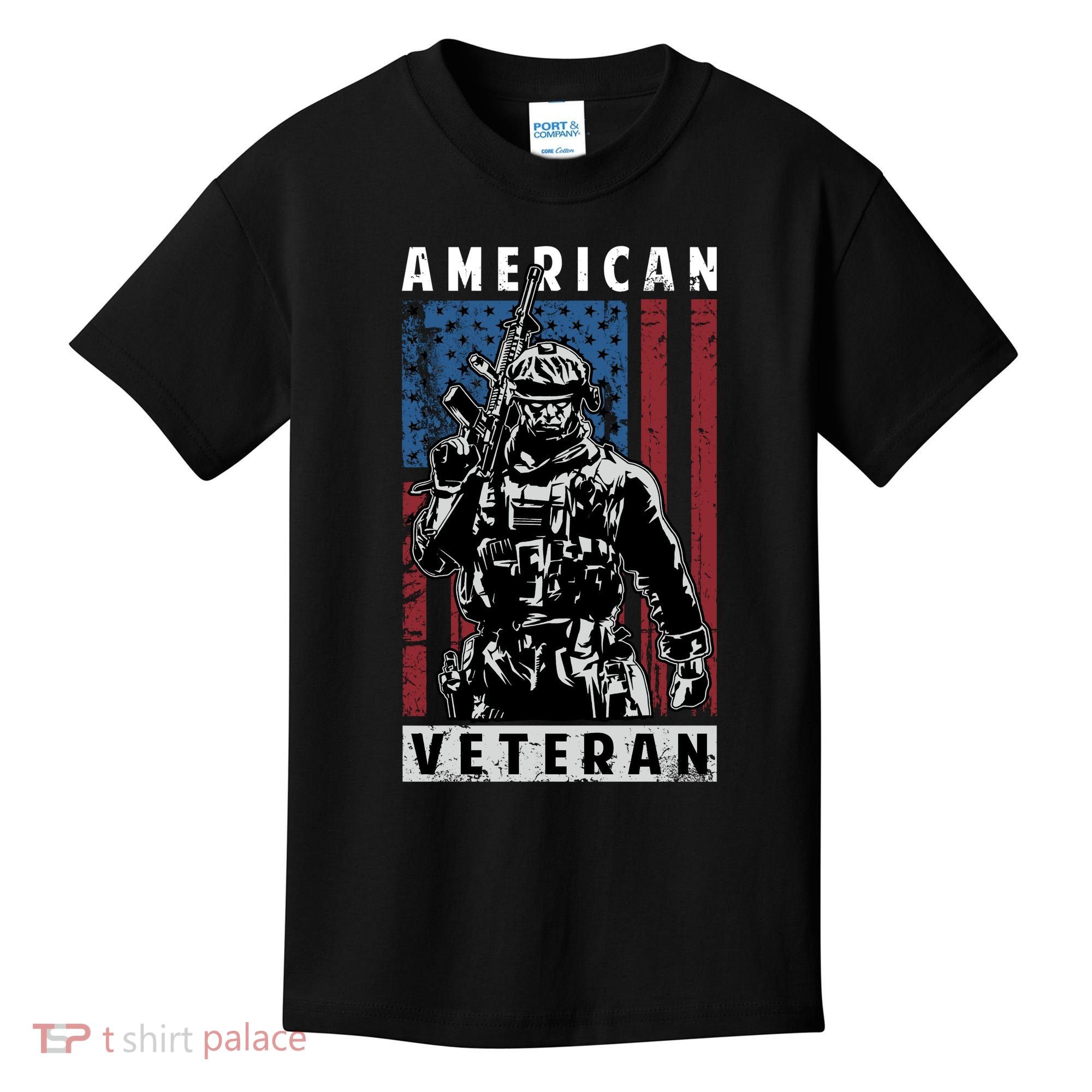 American Veteran Kids T-Shirt