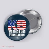 American Warrior K9 Dog Foundation Button thumb 0