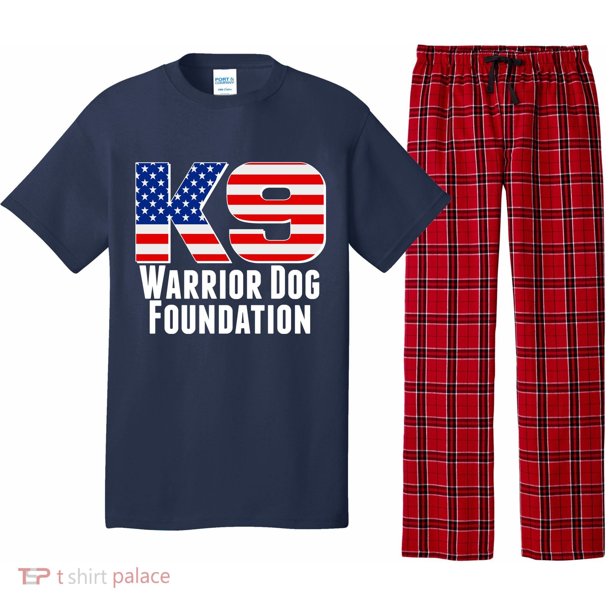 American Warrior K9 Dog Foundation Pajama Set