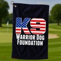 American Warrior K9 Dog Foundation Golf Towel thumb 1