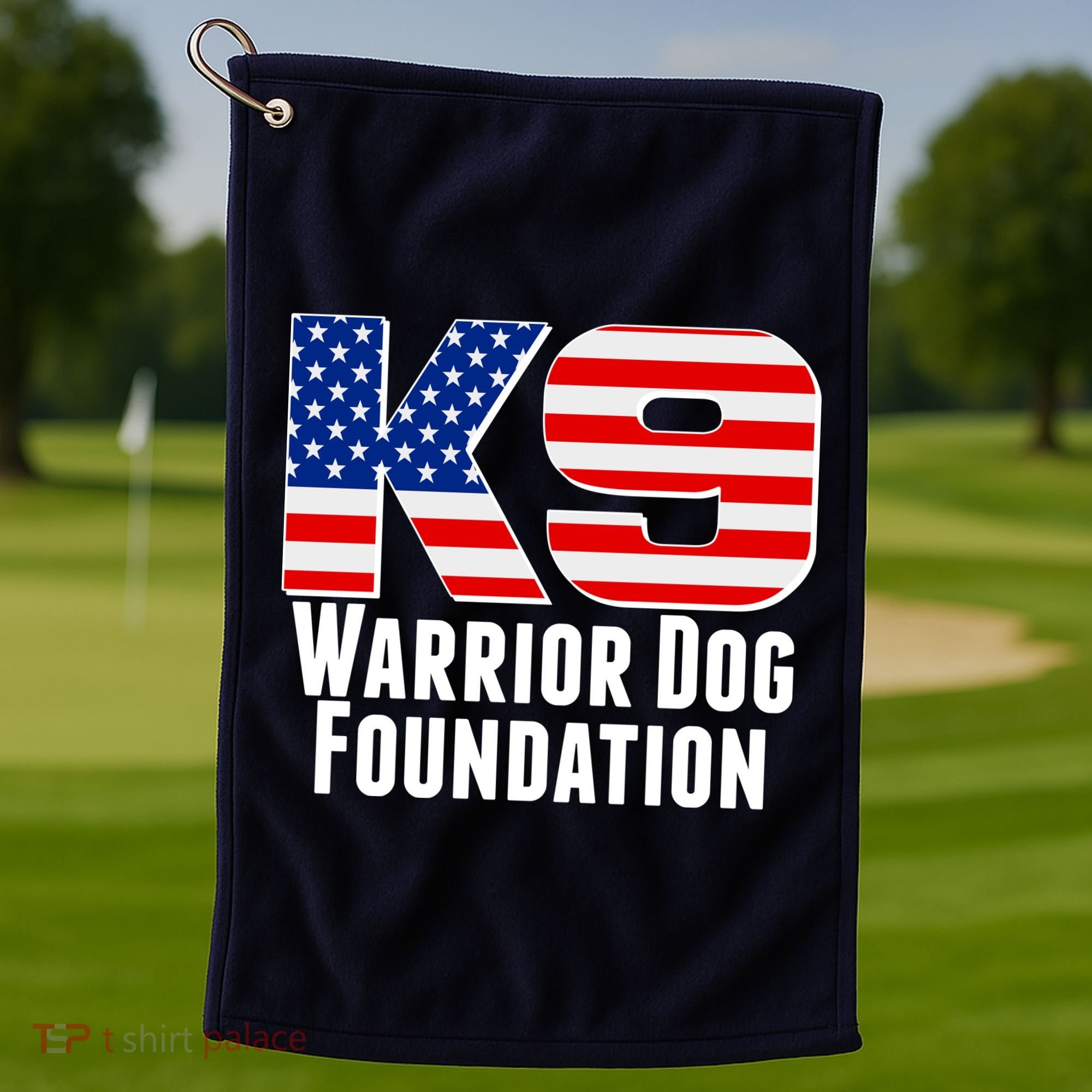 American Warrior K9 Dog Foundation Golf Towel