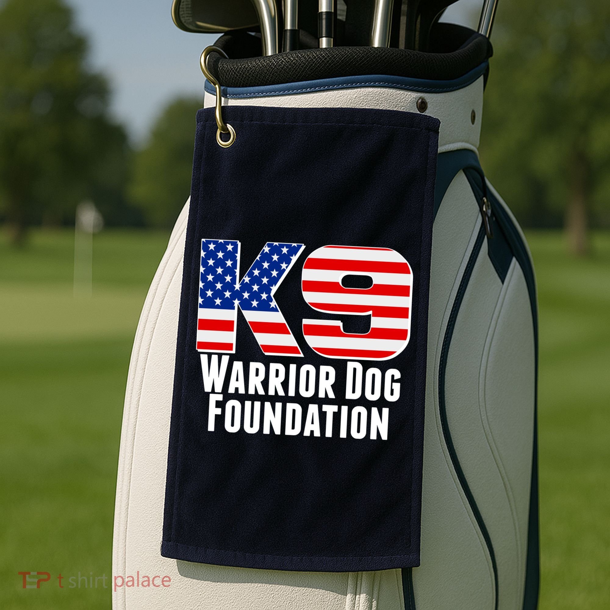 American Warrior K9 Dog Foundation Golf Towel