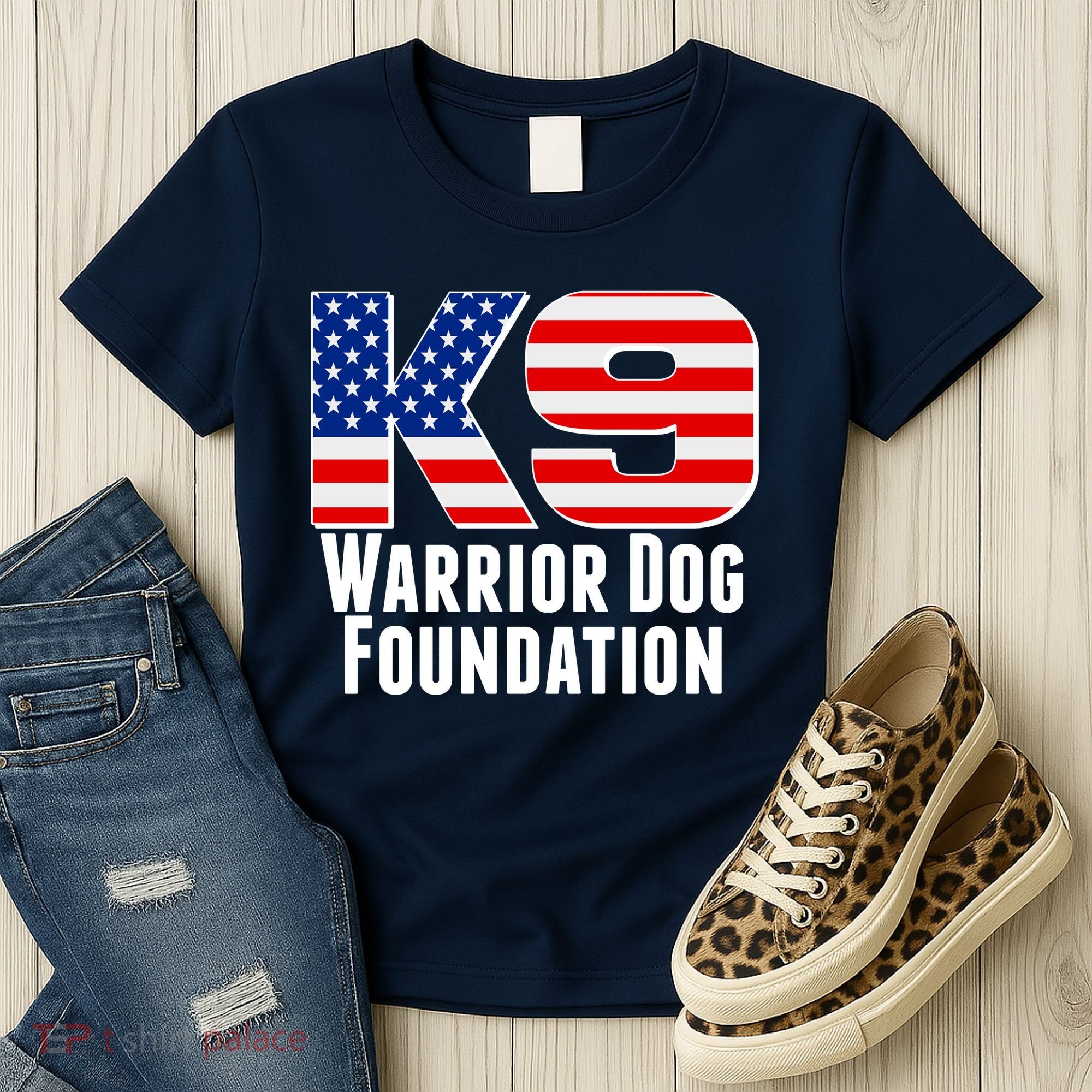 American Warrior K9 Dog Foundation Women's T-Shirt