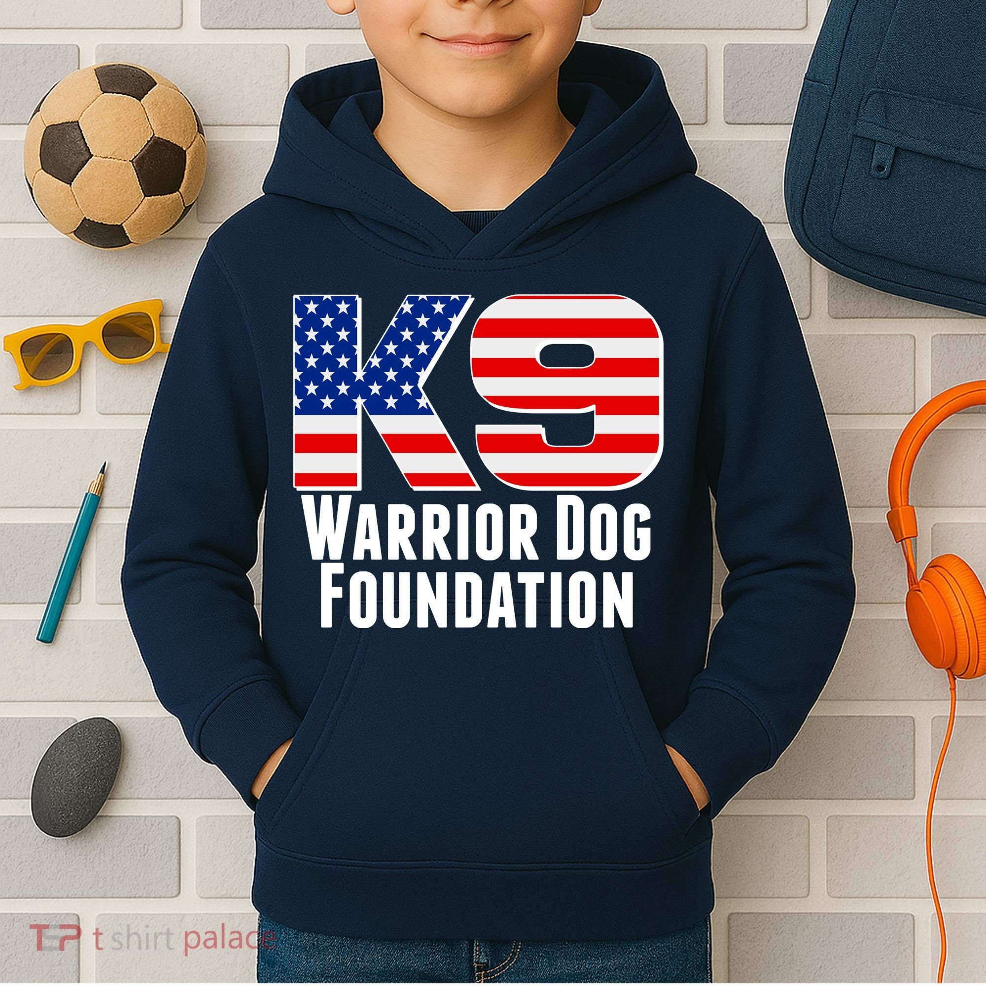 American Warrior K9 Dog Foundation Kids Hoodie