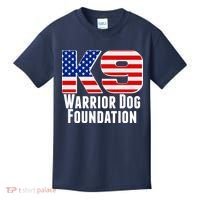 American Warrior K9 Dog Foundation Kids T-Shirt thumb 0