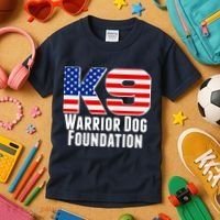 American Warrior K9 Dog Foundation Kids T-Shirt thumb 3