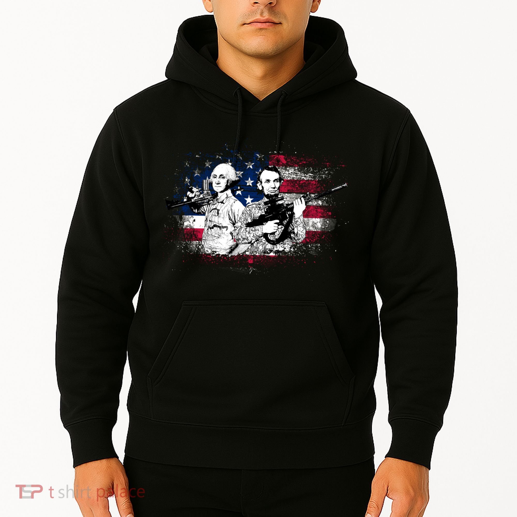 American Washington Lincoln Soldiers Hoodie
