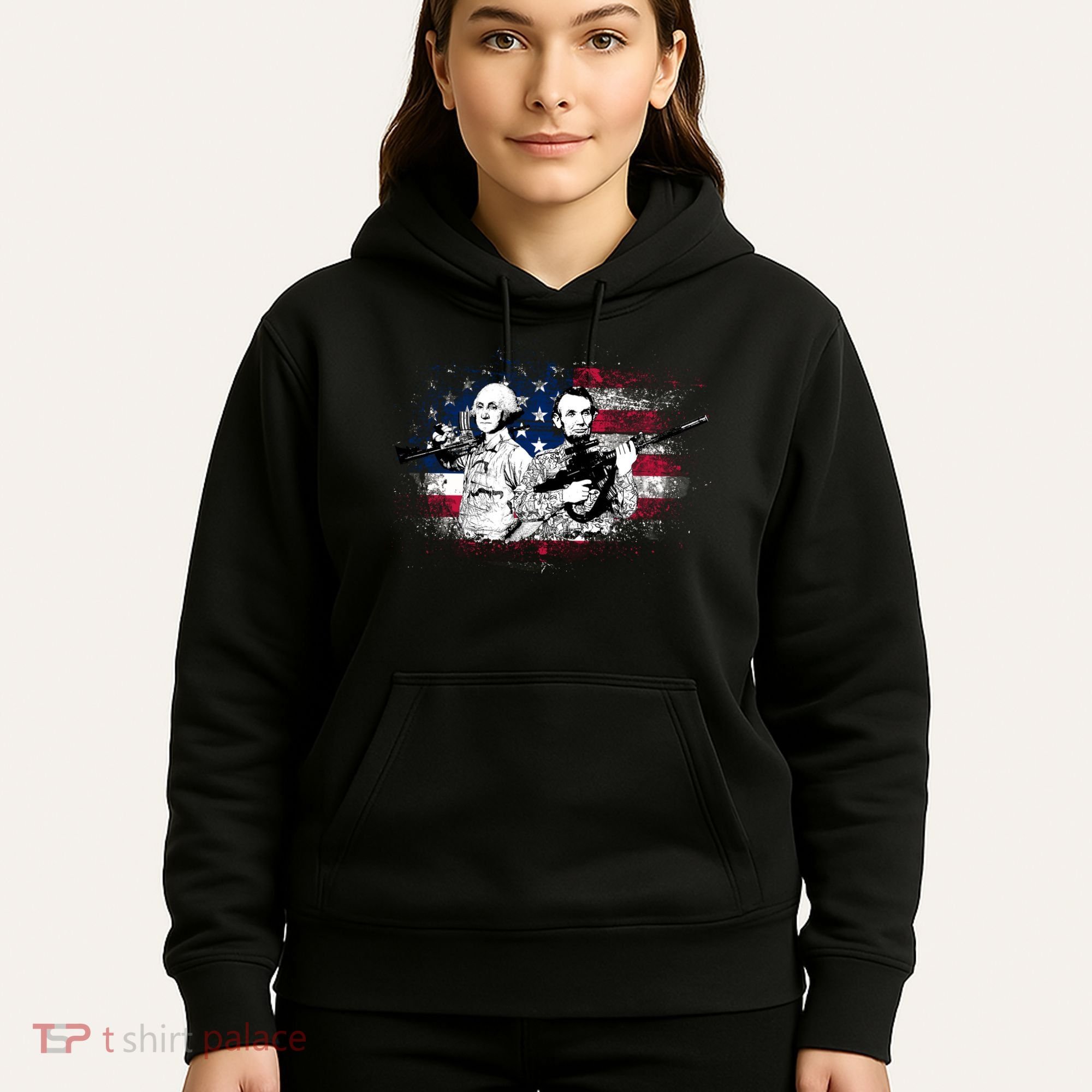 American Washington Lincoln Soldiers Hoodie