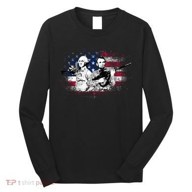 American Washington Lincoln Soldiers Long Sleeve Shirt