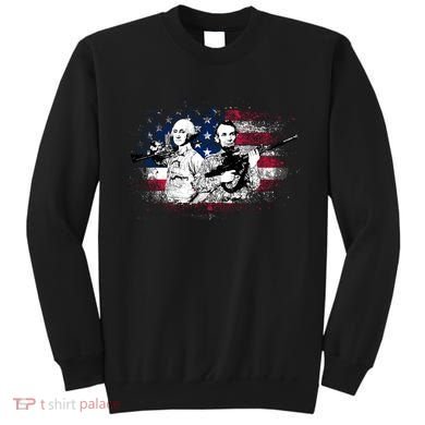American Washington Lincoln Soldiers Sweatshirt