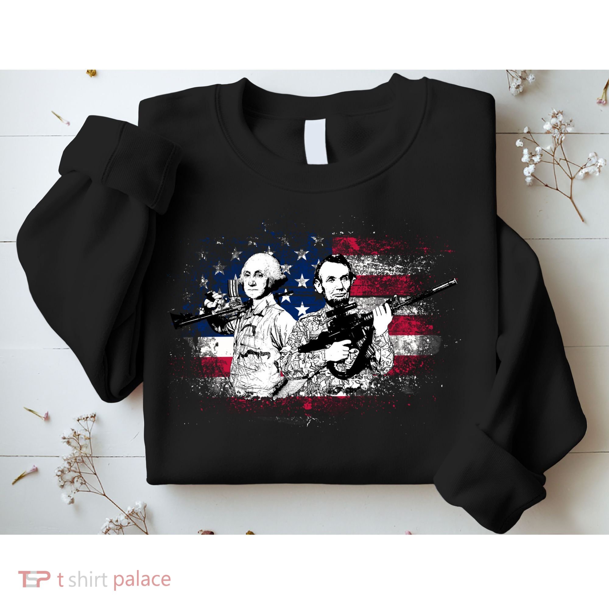 American Washington Lincoln Soldiers Sweatshirt