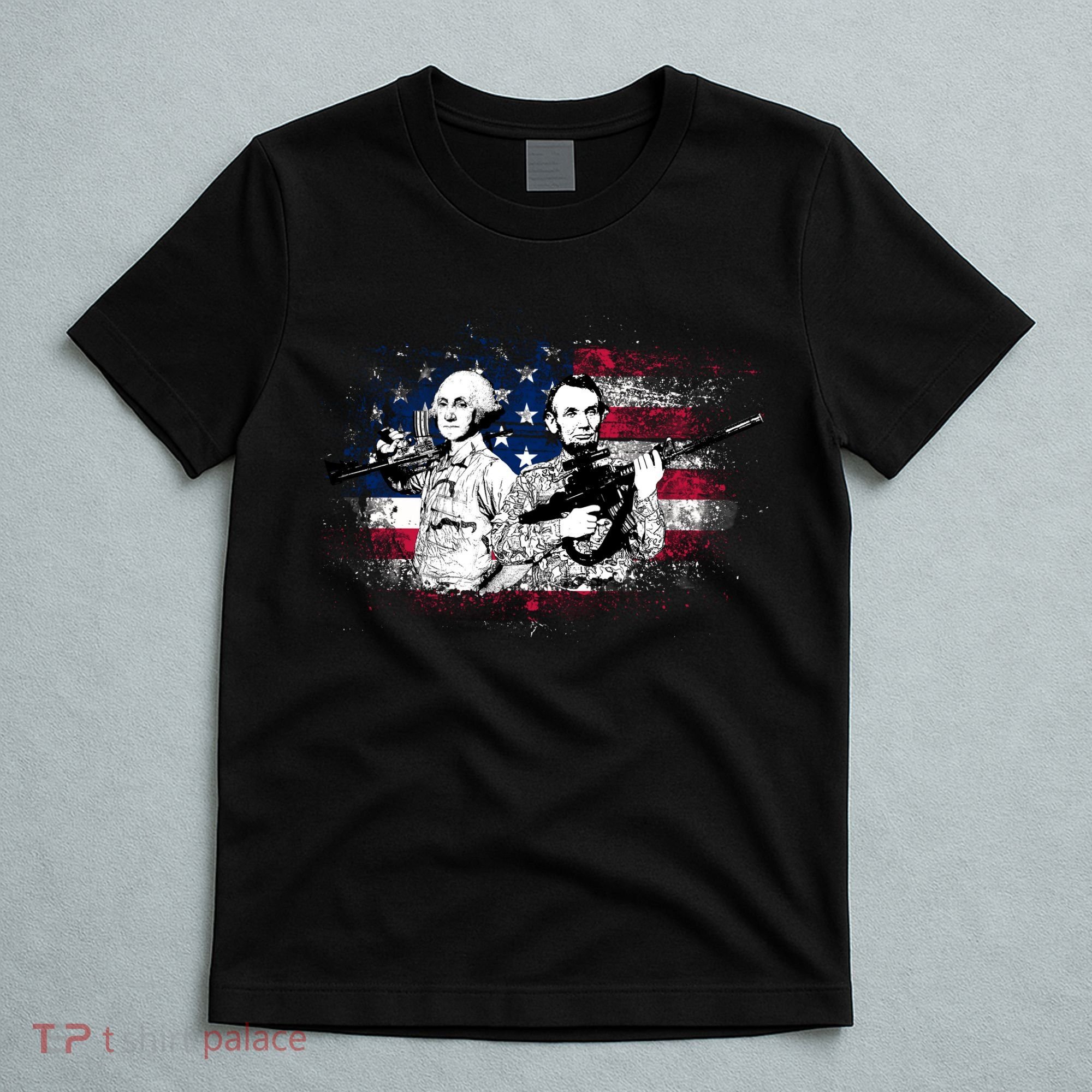 American Washington Lincoln Soldiers T-Shirt