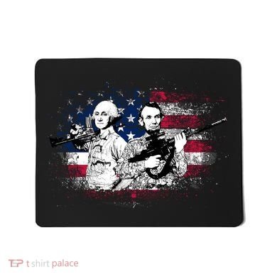 American Washington Lincoln Soldiers Mousepad