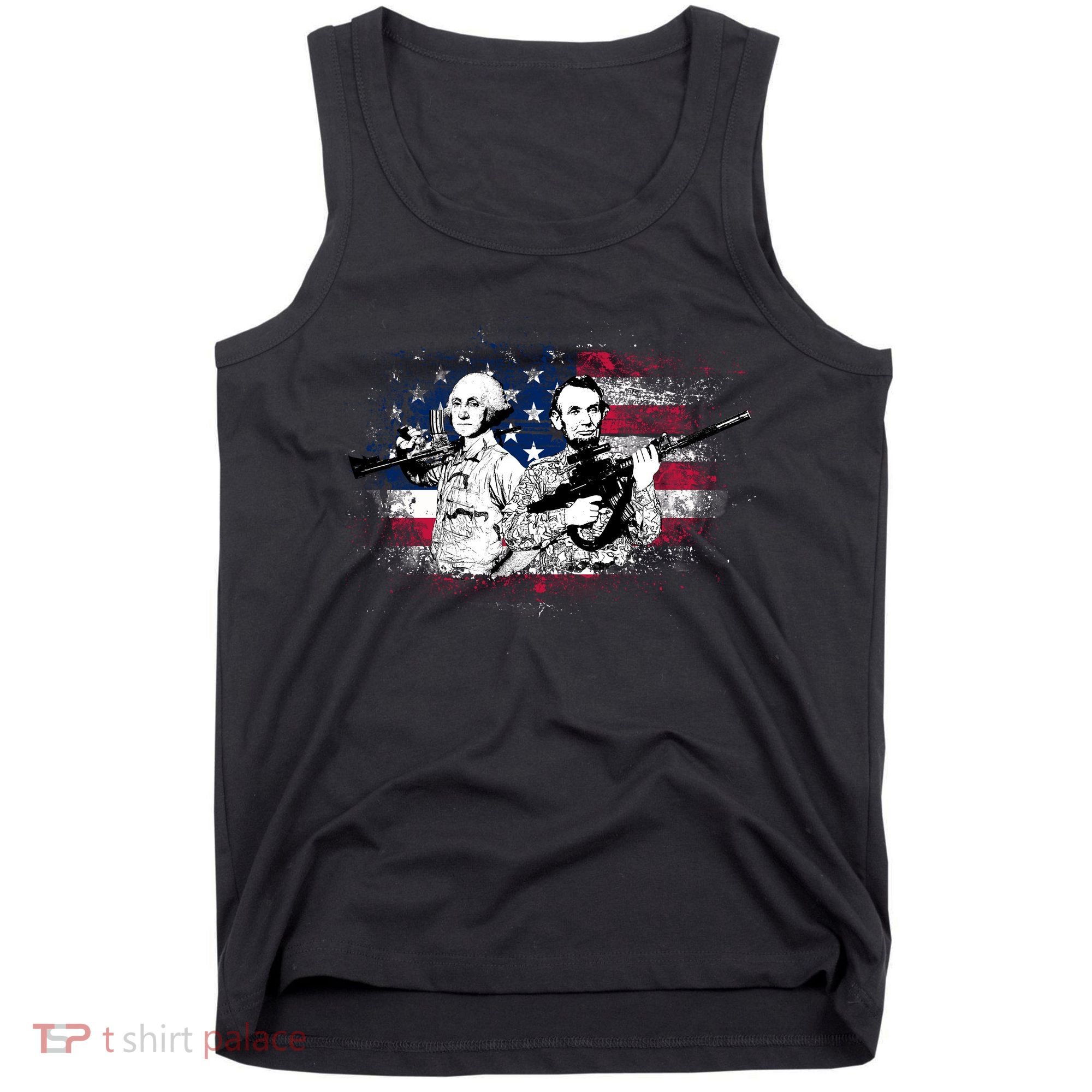 American Washington Lincoln Soldiers Tank Top