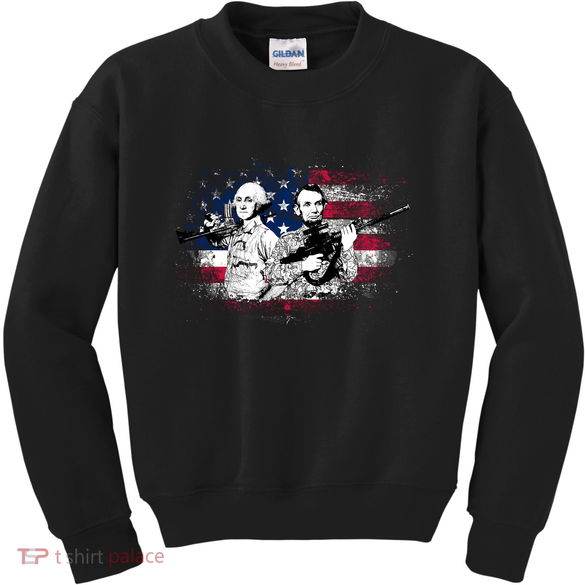 American Washington Lincoln Soldiers Kids Sweatshirt