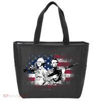 American Washington Lincoln Soldiers Tote Bag thumb 0