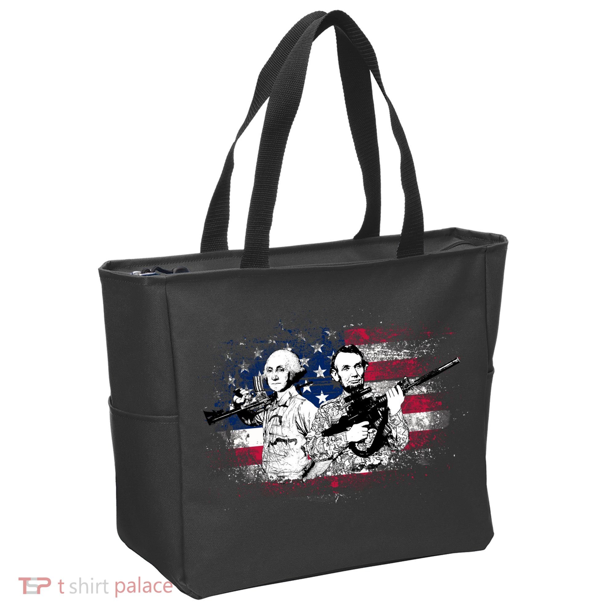 American Washington Lincoln Soldiers Tote Bag