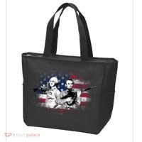 American Washington Lincoln Soldiers Tote Bag thumb 3