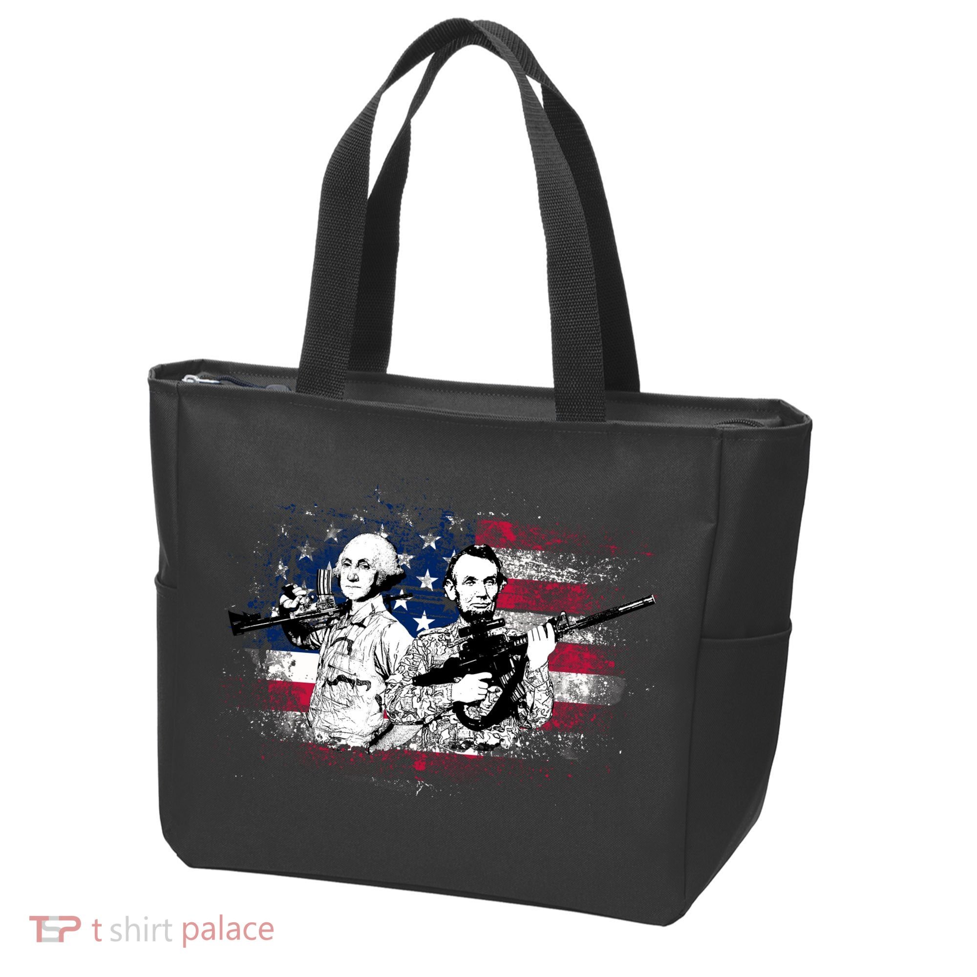American Washington Lincoln Soldiers Tote Bag