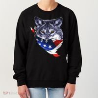 American Wolf USA Bandanna Women's Sweatshirt thumb 0