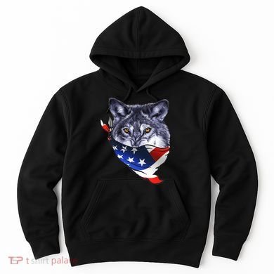 American Wolf USA Bandanna Hoodie
