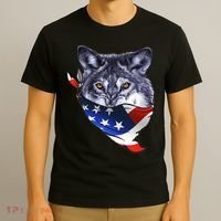 American Wolf USA Bandanna T-Shirt thumb 3