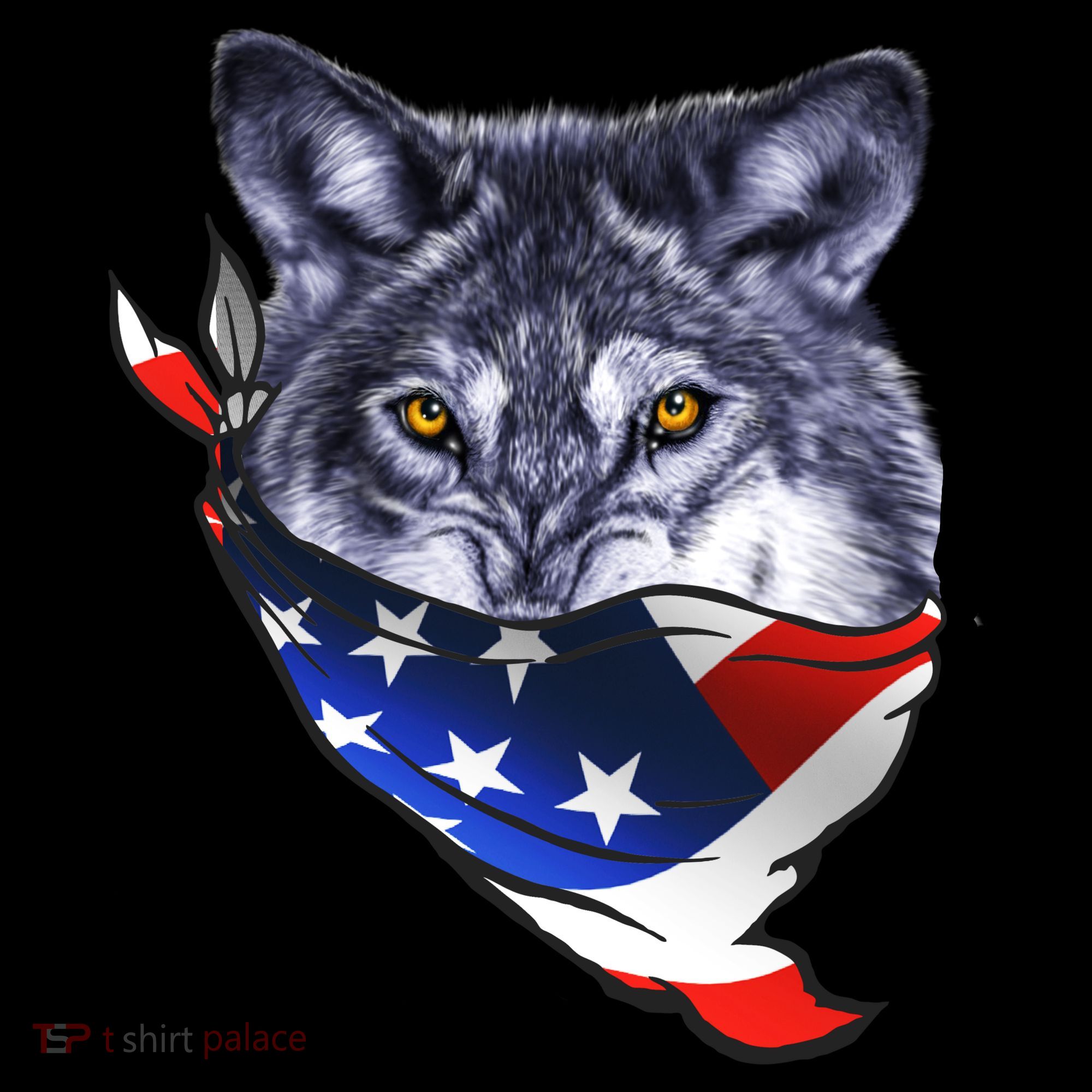 American Wolf USA Bandanna Coffee Mug