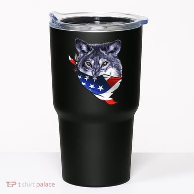 American Wolf USA Bandanna Tumbler