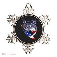 American Wolf USA Bandanna Ornament thumb 0