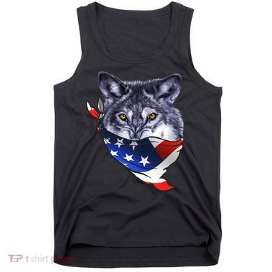 American Wolf USA Bandanna Tank Top
