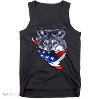 American Wolf USA Bandanna Tank Top thumb 0