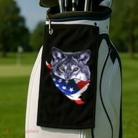 American Wolf USA Bandanna Golf Towel thumb 2
