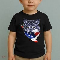 American Wolf USA Bandanna Toddler T-Shirt thumb 2