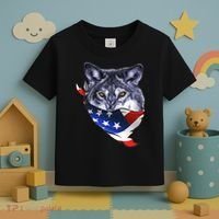 American Wolf USA Bandanna Toddler T-Shirt thumb 3