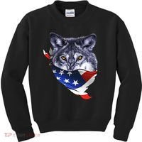 American Wolf USA Bandanna Kids Sweatshirt thumb 0